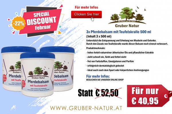 3x Pferdebalsam mit Teufelskralle 500 ml